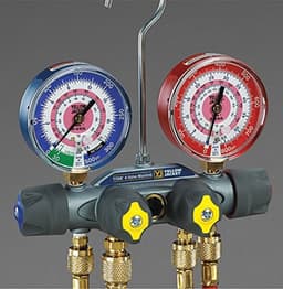 Yellow Jacket Mechanical Manifold Gauge Set, 4-Valve