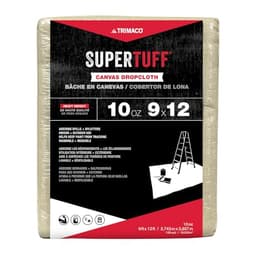 Trimaco SuperTuff 51121 9'x12' Canvas Drop Cloth
